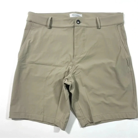NWOT Oliver’s Capital Shorts Size 31 Desert Tan Contrast Stitch - Picture 1 of 6